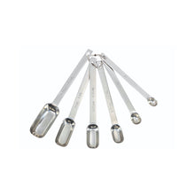 Load image into Gallery viewer, MasterClass Stainless Steel 6 Piece Measuring Spoon Set