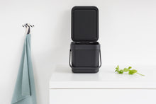 Load image into Gallery viewer, Brabantia Sort & Go 6L Bin - Dark Grey