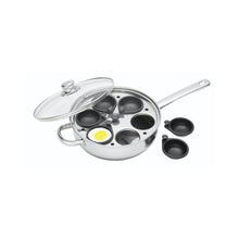 Load image into Gallery viewer, KitchenCraft Stainless Steel Six Hole Egg Poacher
