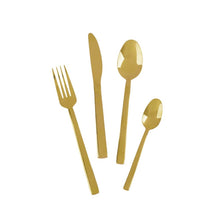 Load image into Gallery viewer, Mikasa Ciara Diseno 16 Piece Cutlery Set - Gold Plated