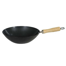 Load image into Gallery viewer, Dexam Standard Gauge Carbon Steel Wok - 12''