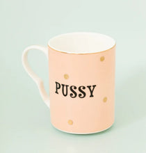 Load image into Gallery viewer, Yvonne Ellen Medium Mug - Pussy Cat