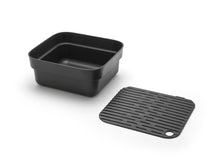 Load image into Gallery viewer, Brabantia Washing Up Bowl with Drying Tray - Dark Grey