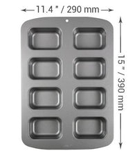 Load image into Gallery viewer, PME 8 Cup Mini Oblongs Cake Pan