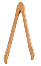 Load image into Gallery viewer, Eddingtons Olive Wood Serving Tongs
