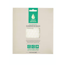 Load image into Gallery viewer, Natural Elements Beeswax Sandwich Bags - Pack of 2