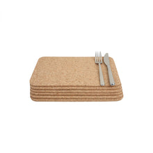 Load image into Gallery viewer, T&G Rectangular Cork Placemats - Set of 6