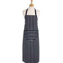 Load image into Gallery viewer, Dexam Long Butchers Stripe Apron - Navy