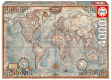 Load image into Gallery viewer, Historic World Map Puzzle 4000
