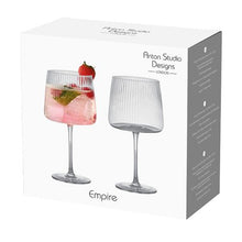 Load image into Gallery viewer, Anton Studio Empire Gin Glasses, Set of 2