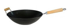 Load image into Gallery viewer, Dexam Professional Carbon Steel Wok - 14"