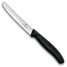 Load image into Gallery viewer, Victorinox Tomato Knife- Black Handle