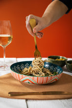 Load image into Gallery viewer, Mikasa Ceramic Bowl, Folk Pattern