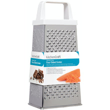 Load image into Gallery viewer, KitchenCraft Stainless Steel Four Sided Box Grater - 21cm