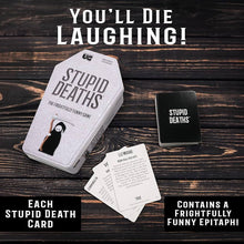 Load image into Gallery viewer, Stupid Deaths Coffin Tin