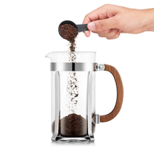 Load image into Gallery viewer, Bodum Chambord 8 Cup Coffee Press Walnut handle 1L