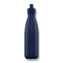 Load image into Gallery viewer, Chilly&#39;s 500ml Sports Bottle - Matte Blue

