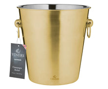 Load image into Gallery viewer, Viners Barware Champagne Bucket - 4 Litre, Gold