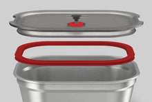 Load image into Gallery viewer, Black & Blum Stainless Steel Multi Function Food Box Medium 900ml