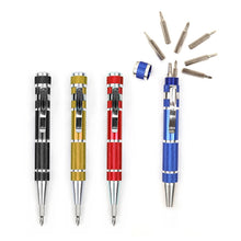 Load image into Gallery viewer, Kikkerland Precision 8-In-1 Screwdriver Set