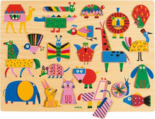 Load image into Gallery viewer, Djeco Educational Puzzle Geo - Animals