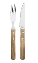 Load image into Gallery viewer, Taylor's Eye Witness Steak Knife and Fork Set