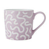 Load image into Gallery viewer, Mikasa Textured Purple Swirl Mug