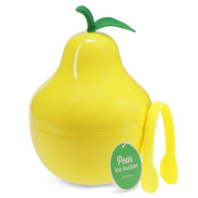 Load image into Gallery viewer, Fruit Ice Bucket with lid & Tongs - Pear