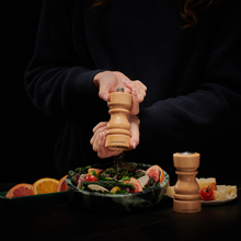Load image into Gallery viewer, Cole & Mason London Salt Shaker & Pepper Mill Set, Beech 130mm