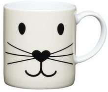 Load image into Gallery viewer, KitchenCraft Porcelain Espresso Cup - Cat Face