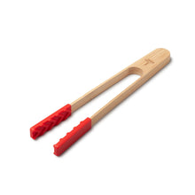 Load image into Gallery viewer, Zeal Bamboo and Silicone Kitchen Tongs - 25cm