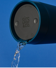 Load image into Gallery viewer, Circular&Co. Reusable Travel Mug - 12oz Midnight Blue