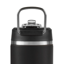 Load image into Gallery viewer, Thermos Icon Series Water Bottle with Straw 530ml - Granite Black