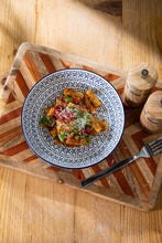 Load image into Gallery viewer, Mikasa Ceramic Bowl, Blue Mediterranean Pattern