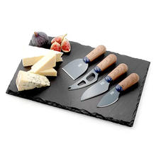 Load image into Gallery viewer, Taylors Eye Witness Brooklyn Cheese Board and Knife Set Walnut