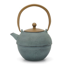 Load image into Gallery viewer, Bredemeijer Cast Iron Teapot Sakura, blue 1.2Ltr