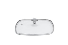 Load image into Gallery viewer, Pujadas Black Series Square Casserole with Glass Lid - 24cm