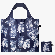 Load image into Gallery viewer, Loqi Red Poppy Bee Cats Recycled Bag