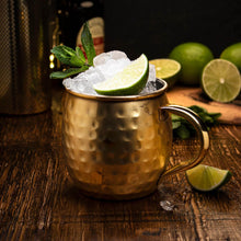 Load image into Gallery viewer, Taylors Eye Witness Taproom Moscow Mule Hammered Gold Colour