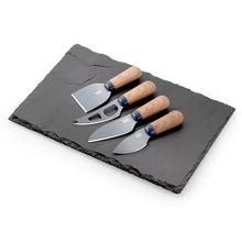 Load image into Gallery viewer, Taylors Eye Witness Brooklyn Cheese Board and Knife Set Walnut