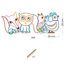 Load image into Gallery viewer, Djeco Colour Reveal Pictures Magic Colouring for Toddlers