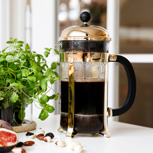 Load image into Gallery viewer, Bodum Chambord 8 Cup Gold Colour