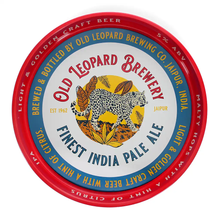 Load image into Gallery viewer, Rex Round Serving Tray Old Leopard Brewery