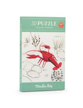 Load image into Gallery viewer, Moulin Roty Lobster 3D Puzzle