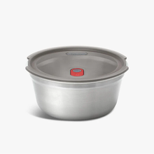 Load image into Gallery viewer, Black & Blum Stainless Steel Round Multi Function Food Bowl Large 950ml