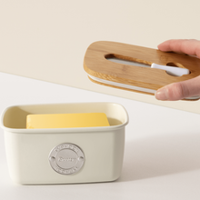 Load image into Gallery viewer, Living Cream Butter Storage & Spatula Set