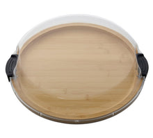 Load image into Gallery viewer, Farberware Build-a-Board Bamboo Round Snack Serving Board