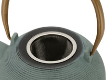 Load image into Gallery viewer, Bredemeijer Cast Iron Teapot Sakura, blue 1.2Ltr