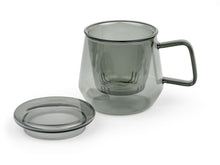 Load image into Gallery viewer, Bredemeijer Tea for one Livorno Glass Black 290ml