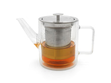 Load image into Gallery viewer, Bredemeijer San Remo Double Wall Glass Teapot 1.0L